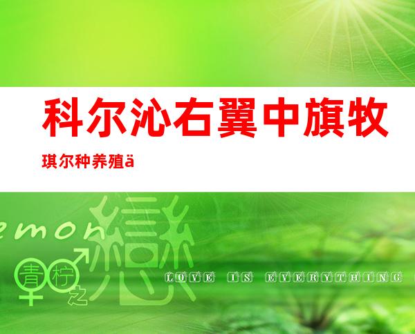科尔沁右翼中旗牧琪尔种养殖专业合作社